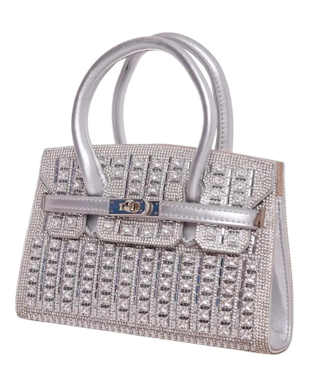 Τσάντα φάκελος clutch MD2402 – Ασημί