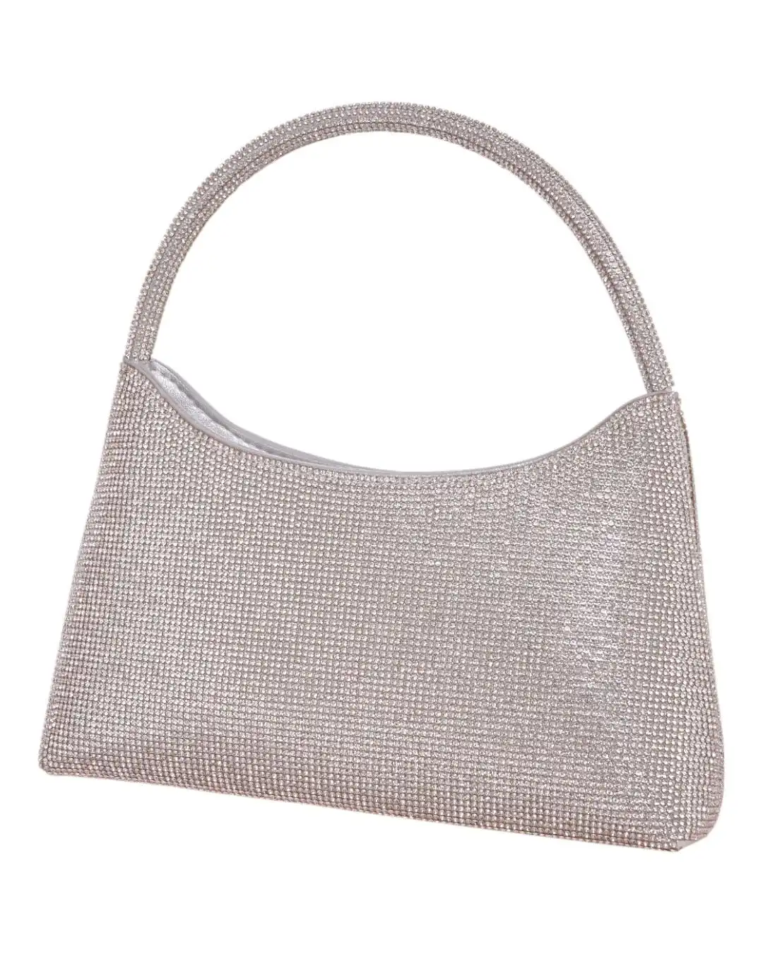 Τσάντα φάκελος clutch MD2407 – Ασημί