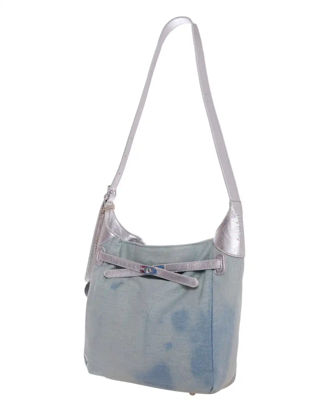 Τσάντα ώμου KX2420 – Ασημί