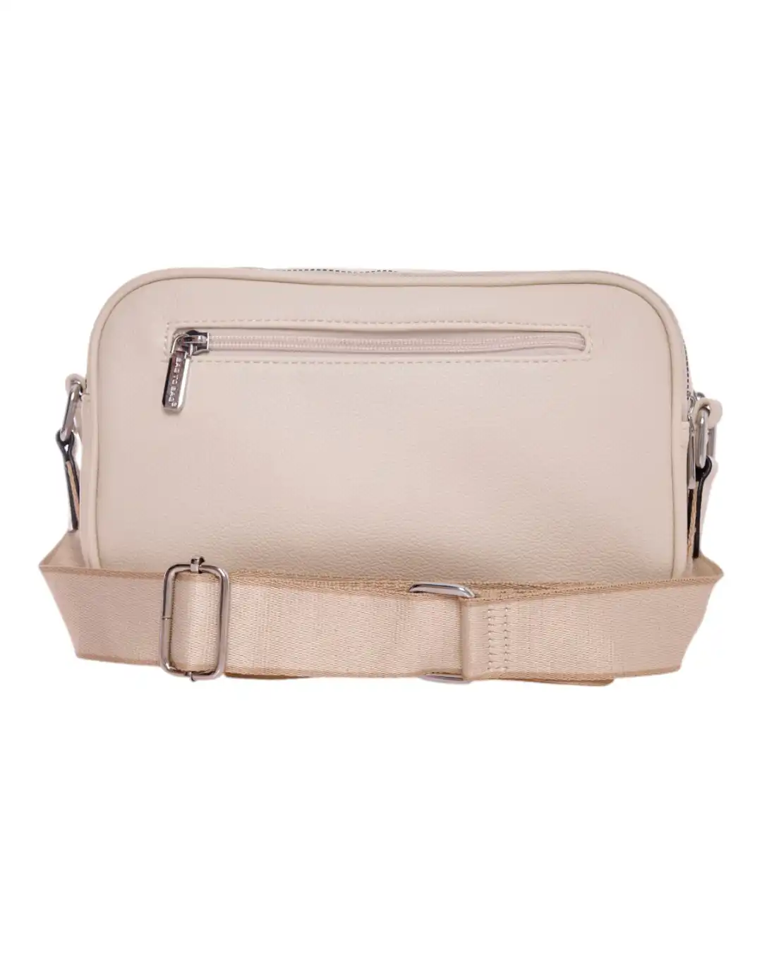 Τσάντα χιαστί  KX8062 - Μπέζ