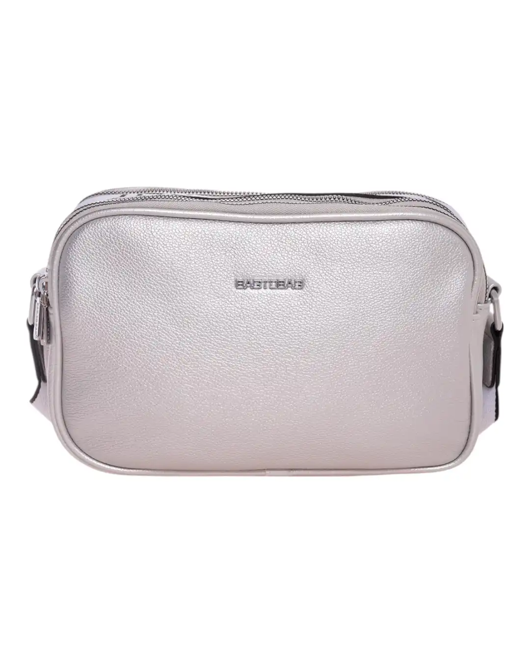 Τσάντα χιαστί KX8062 – Ασημί Τσάντα χιαστί KX8062 – Ασημί