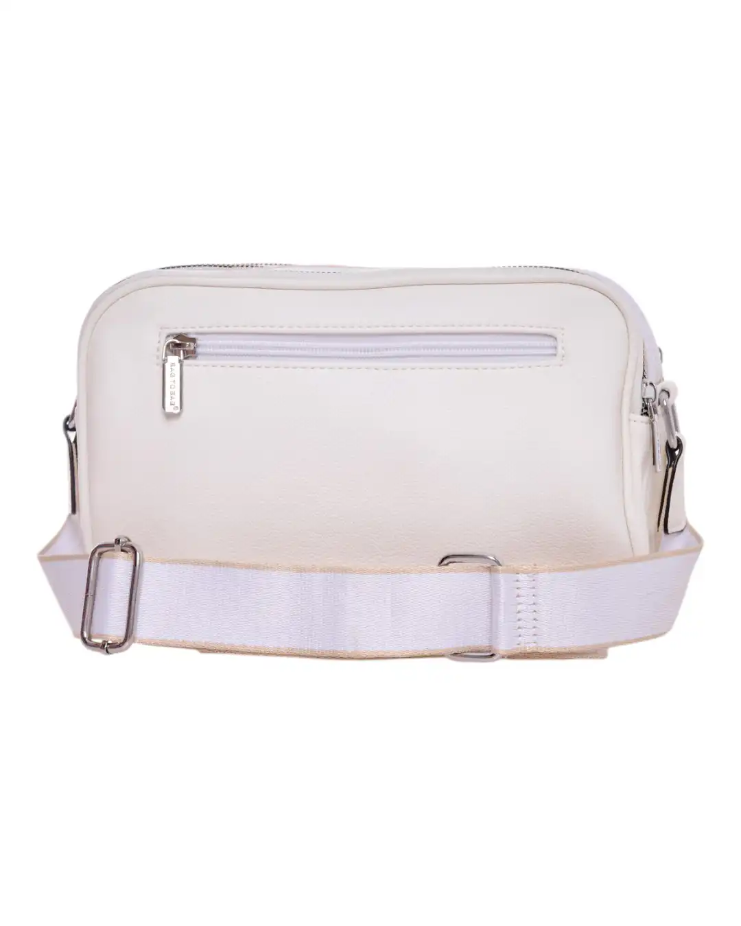 Τσάντα χιαστί  KX8062 - Ασπρο