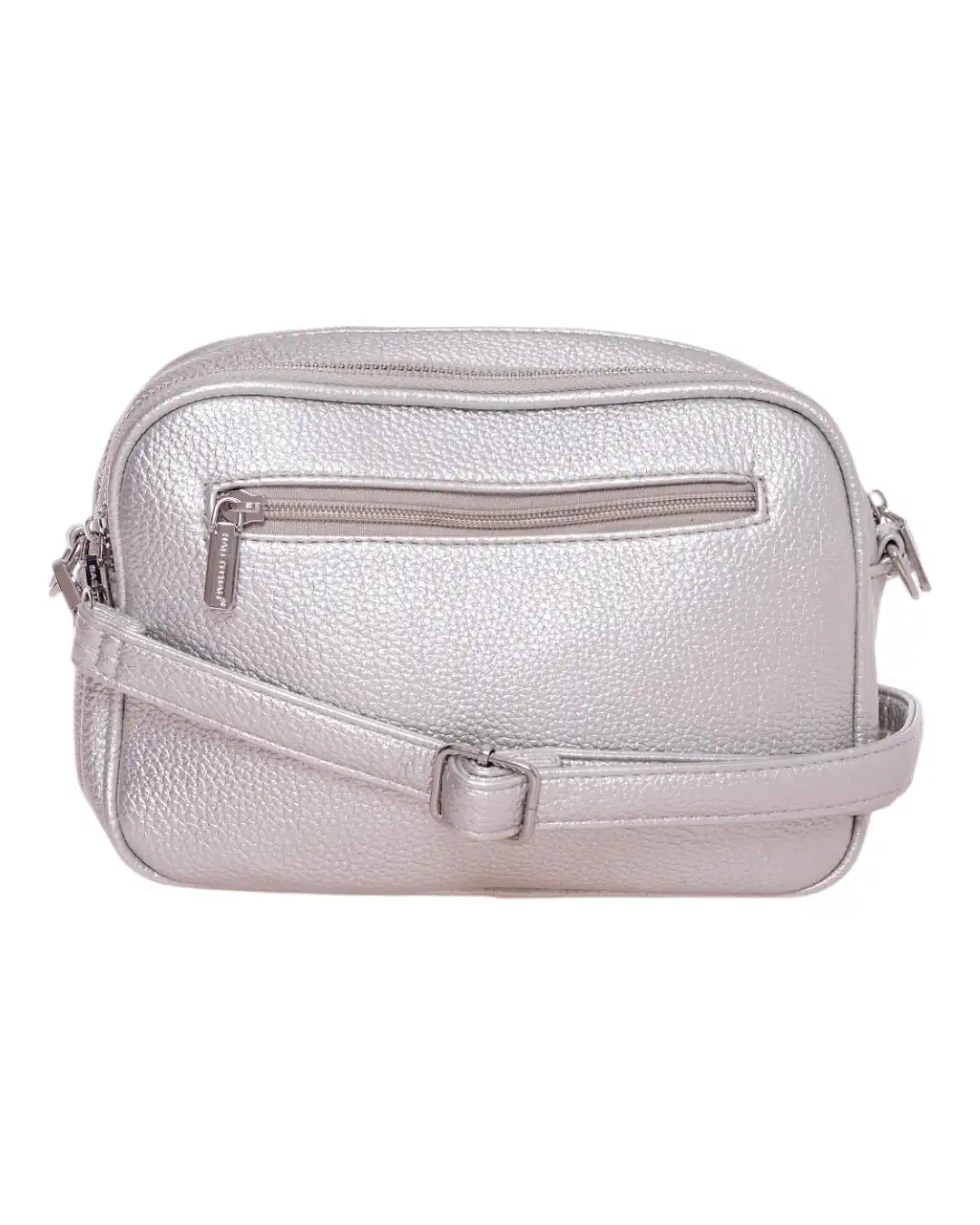 Τσάντα χιαστί ZL-2911 - Ασημί