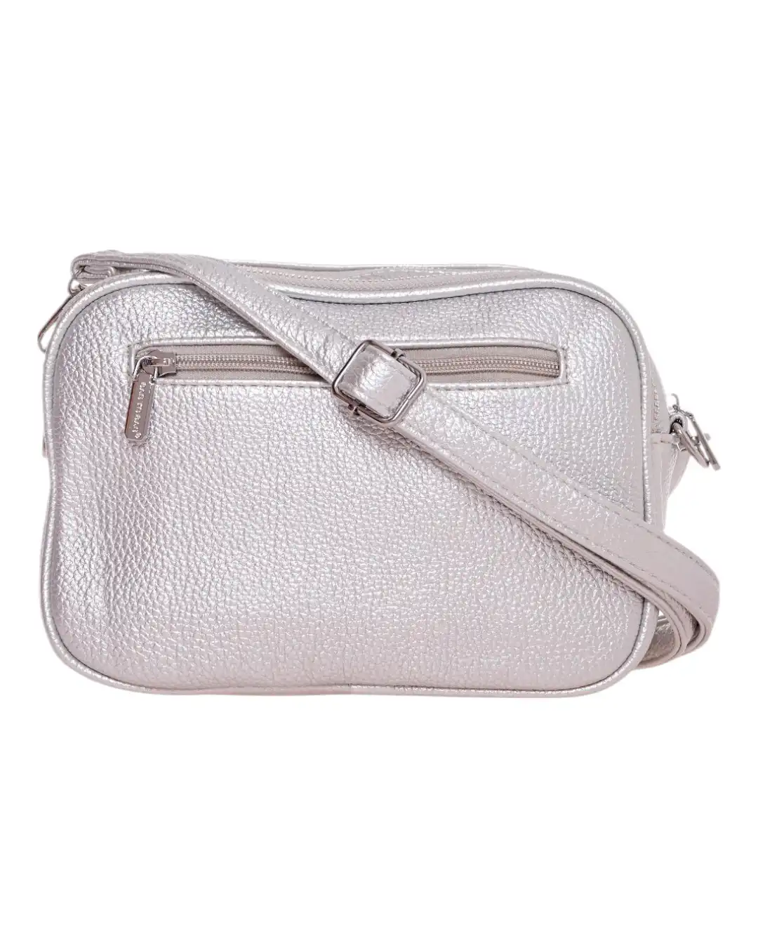 Τσάντα χιαστί ZL-2912 - Ασημί