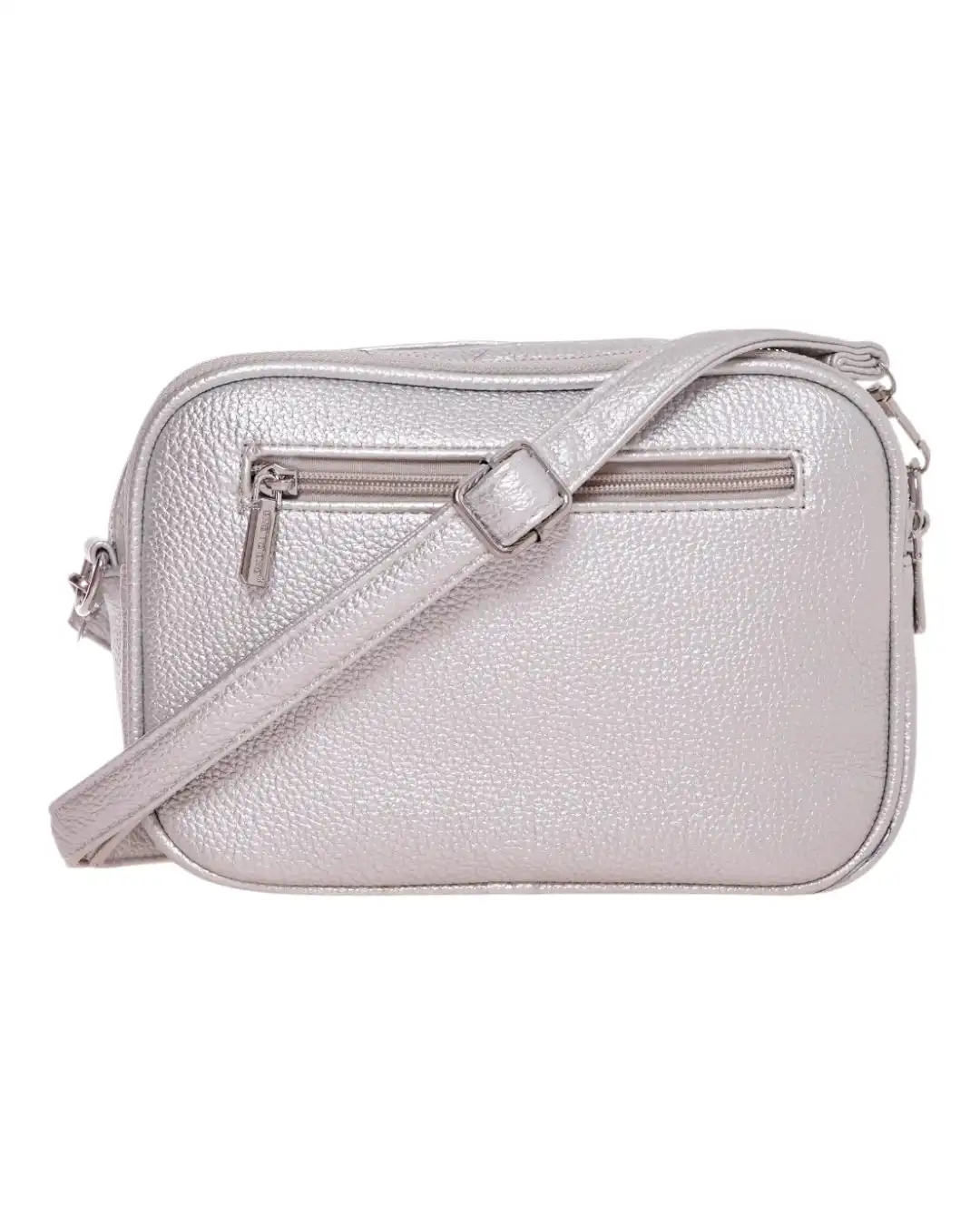 Τσάντα χιαστί ZL-2910 - Ασημί
