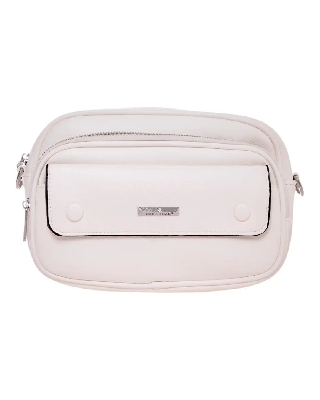 Τσάντα χιαστί ZL-2910 – Ασπρο