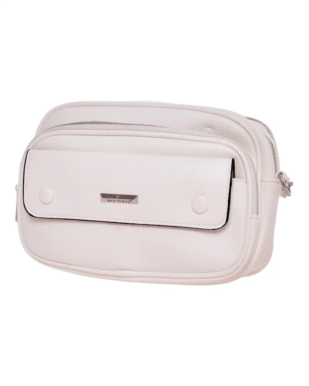 Τσάντα χιαστί ZL-2910 – Ασπρο