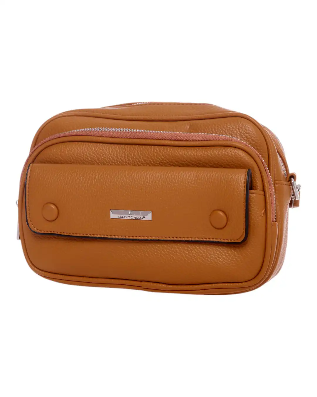 Τσάντα χιαστί ZL-2910 – Κάμελ