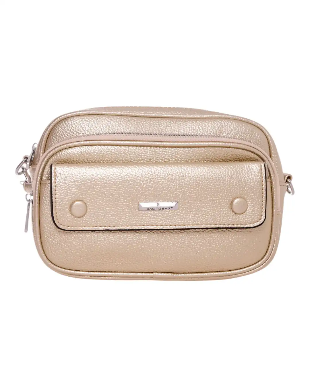 Τσάντα χιαστί ZL-2910 – Χρυσό