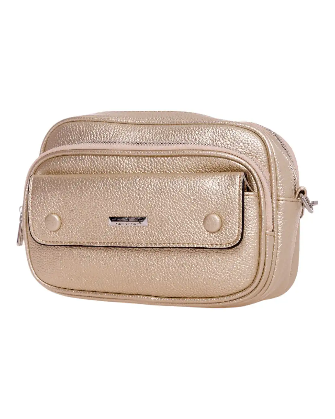 Τσάντα χιαστί ZL-2910 – Χρυσό