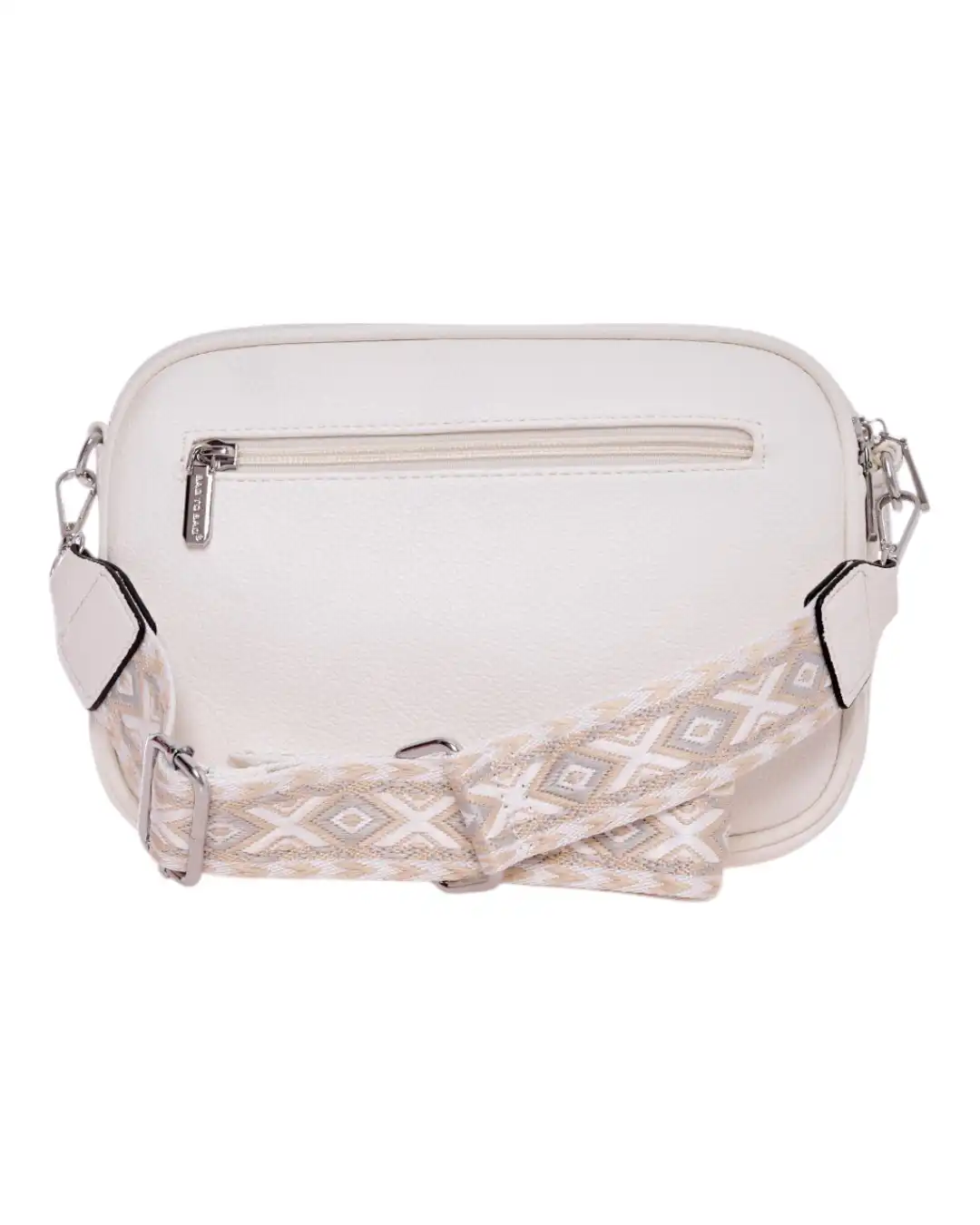 Τσάντα χιαστί WH8185 - Ασπρο