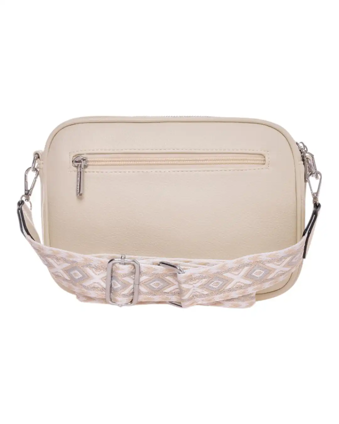 Τσάντα χιαστί WH8185 - Μπέζ