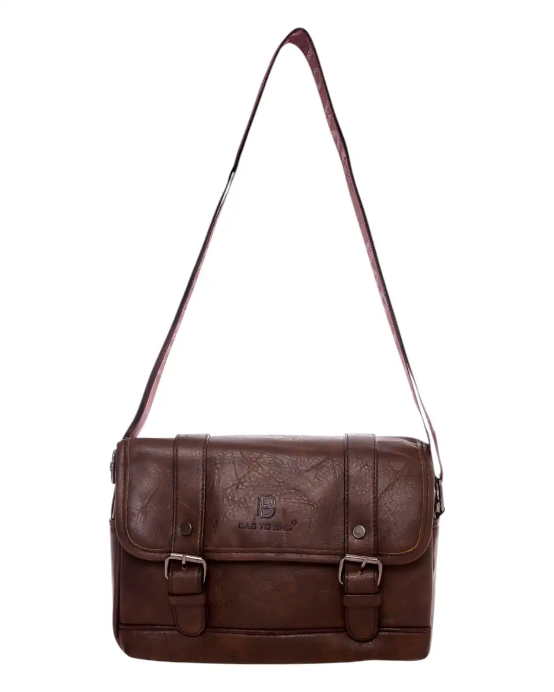 Τσαντάκι χιαστί MD-202 – Καφέ