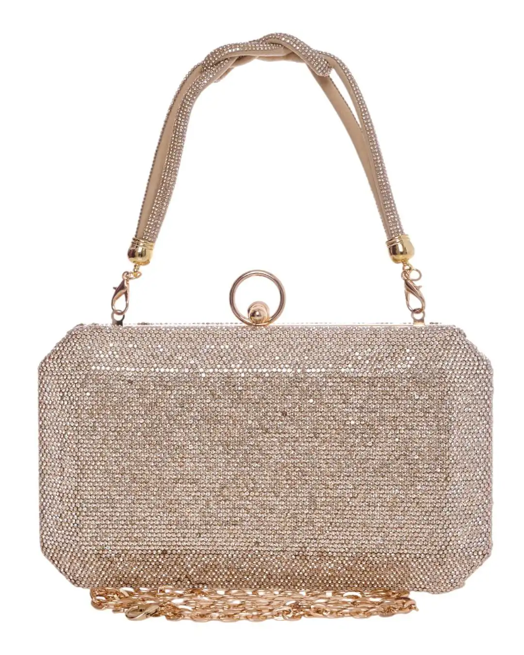 Τσάντα φάκελος clutch CK-6070 - Χρυσό