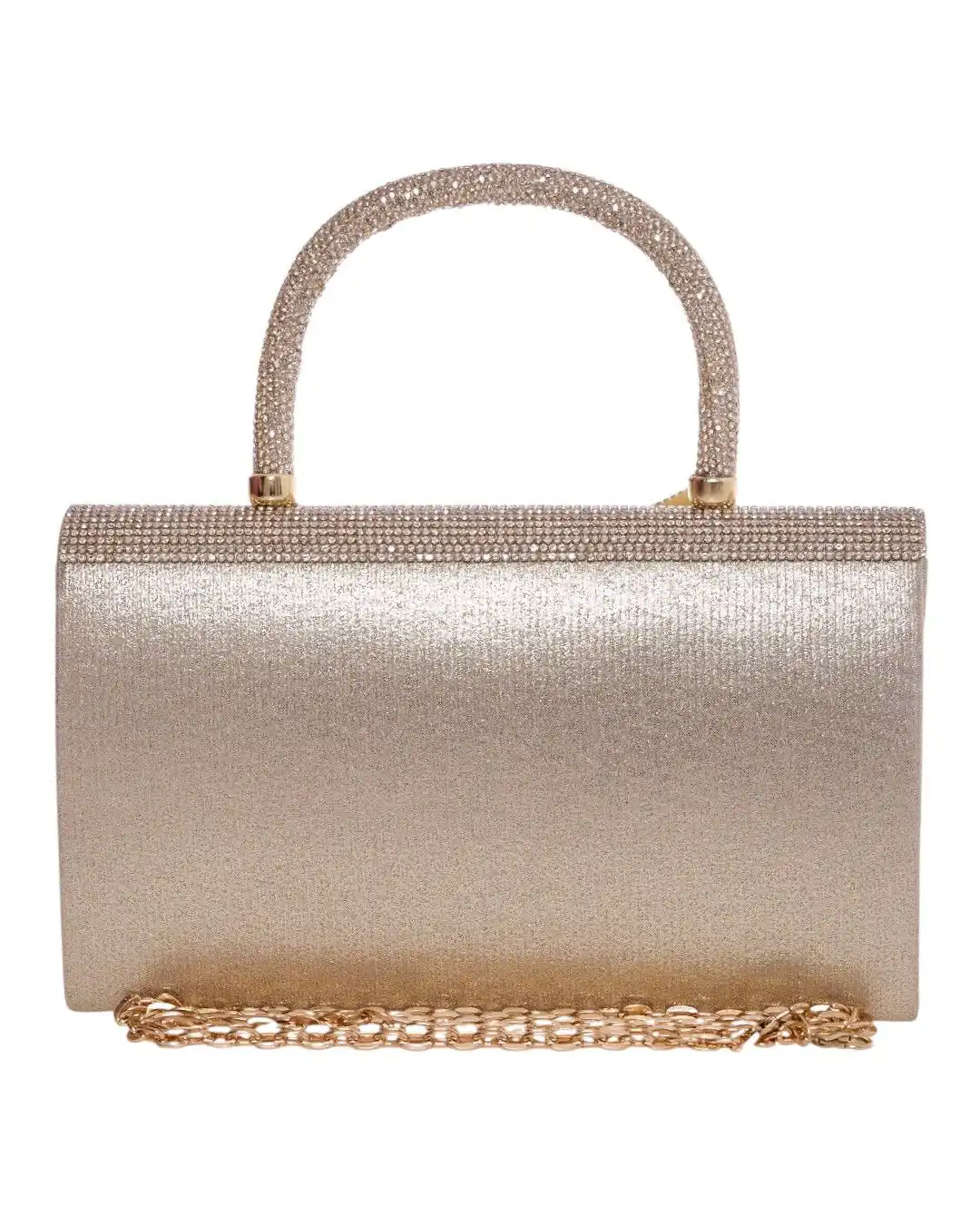 Τσάντα φάκελος clutch CK-6066 - Χρυσό