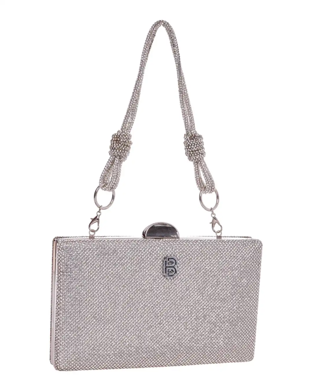 Τσάντα φάκελος clutch CK-6071 - Ασημί