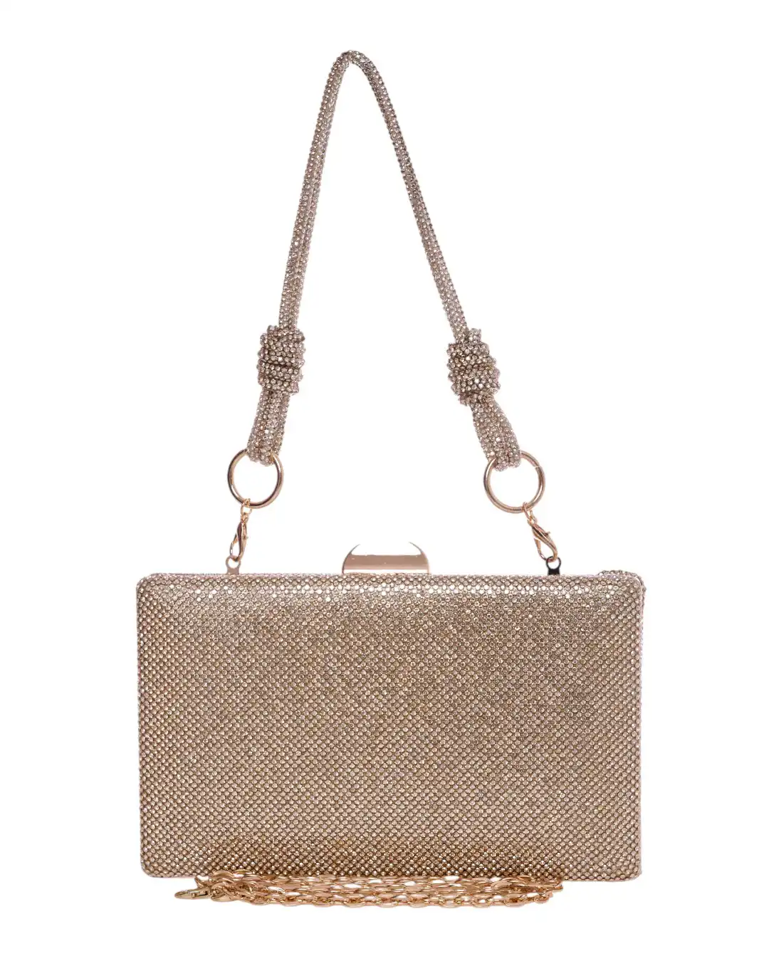 Τσάντα φάκελος clutch CK-6071 - Χρυσό