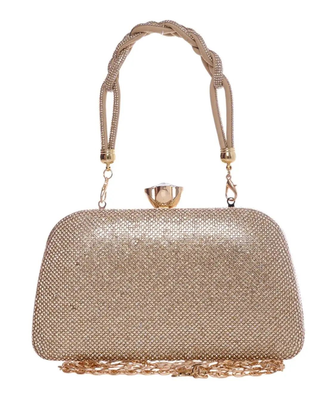 Τσάντα φάκελος clutch CK-6072 - Χρυσό