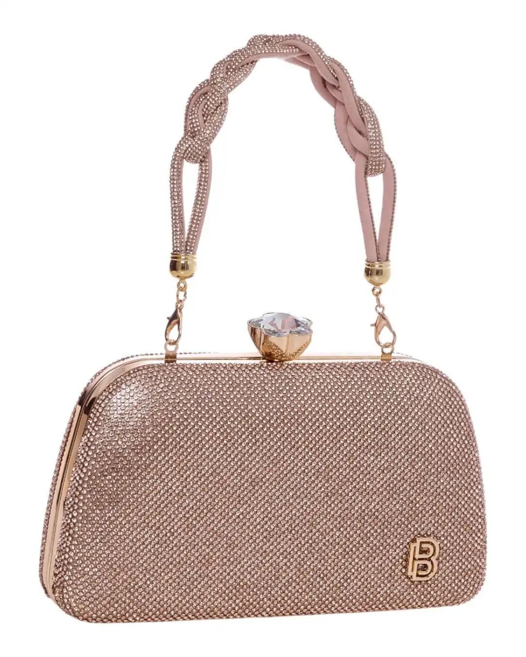 Τσάντα φάκελος clutch CK-6072 - Σαμπανιζέ