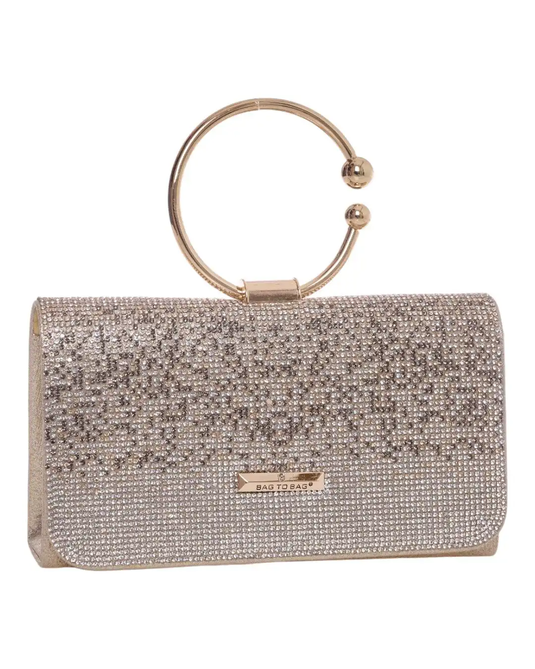 Τσάντα φάκελος clutch CK-6067 - Χρυσό