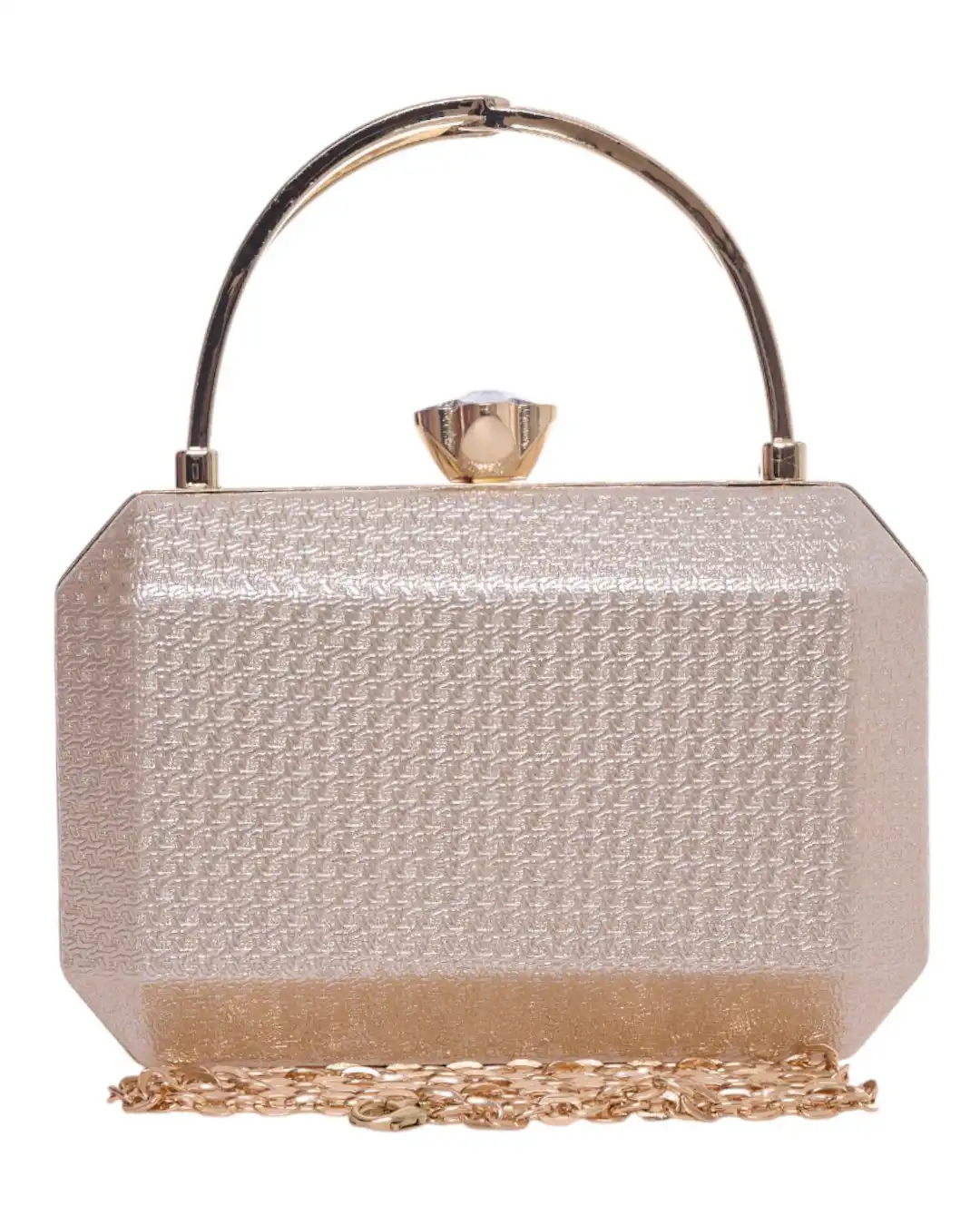 Τσάντα φάκελος clutch CK-6073 - Χρυσό