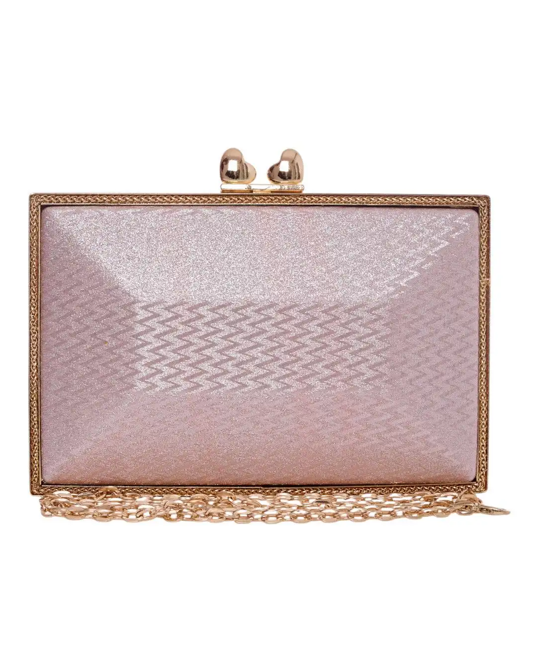 Τσάντα φάκελος clutch CK-6053 - Σαμπανιζέ