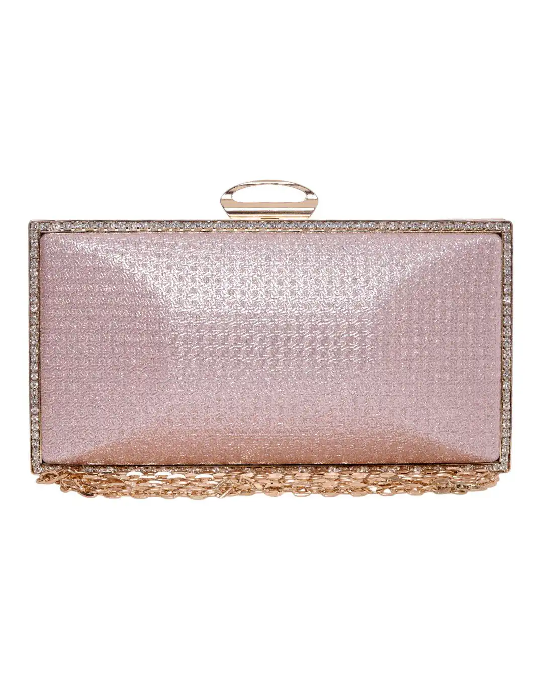 Τσάντα φάκελος clutch CK-6051 - Σαμπανιζέ