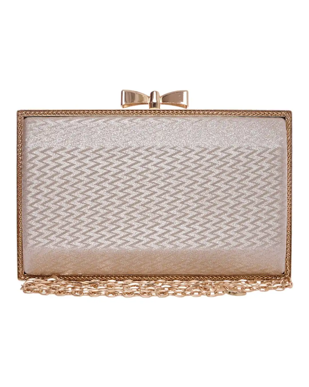 Τσάντα φάκελος clutch CK-6057 - Χρυσό