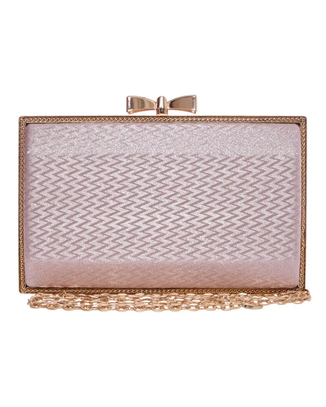 Τσάντα φάκελος clutch CK-6057 - Σαμπανιζέ