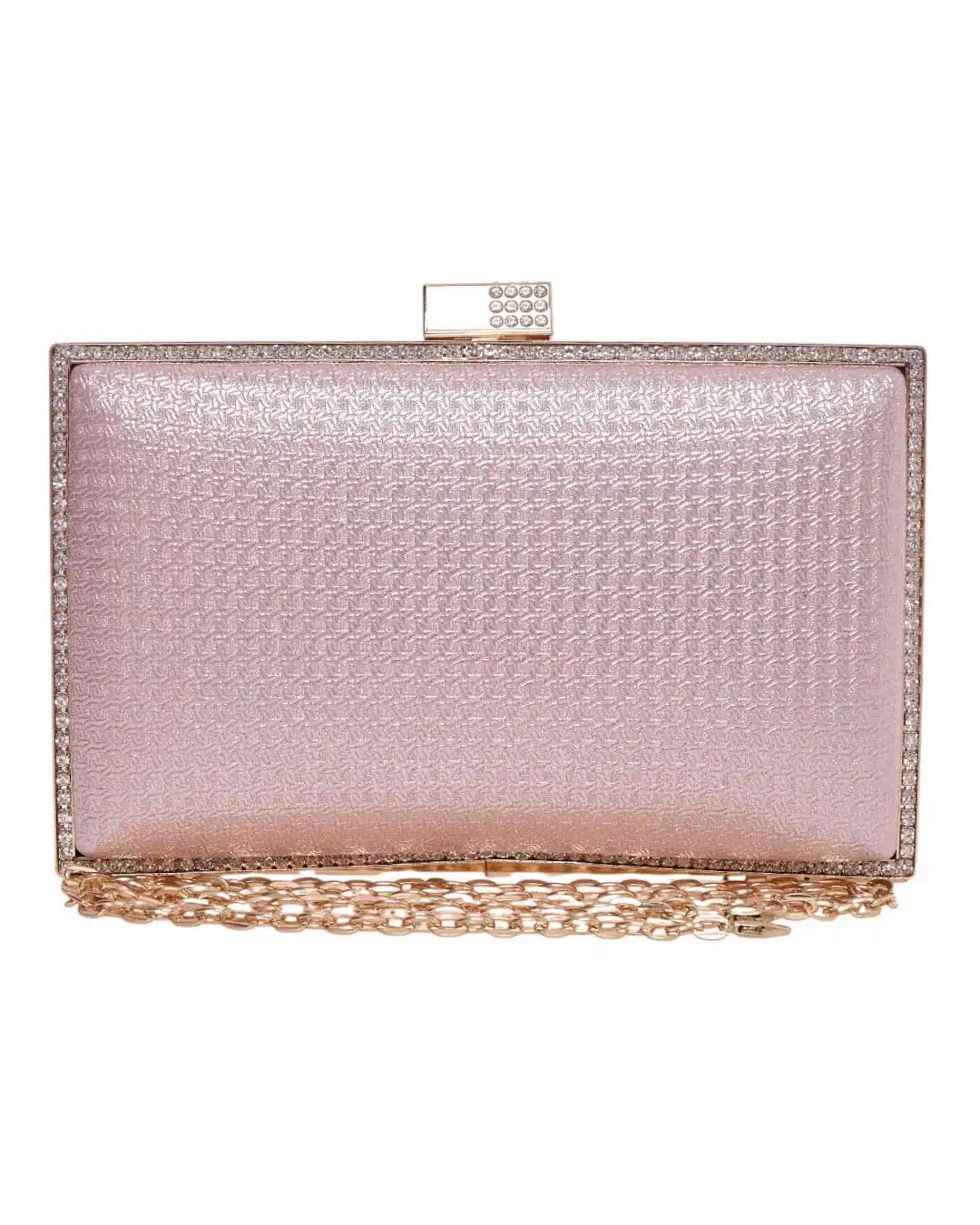 Τσάντα φάκελος clutch CK-6052 - Σαμπανιζέ