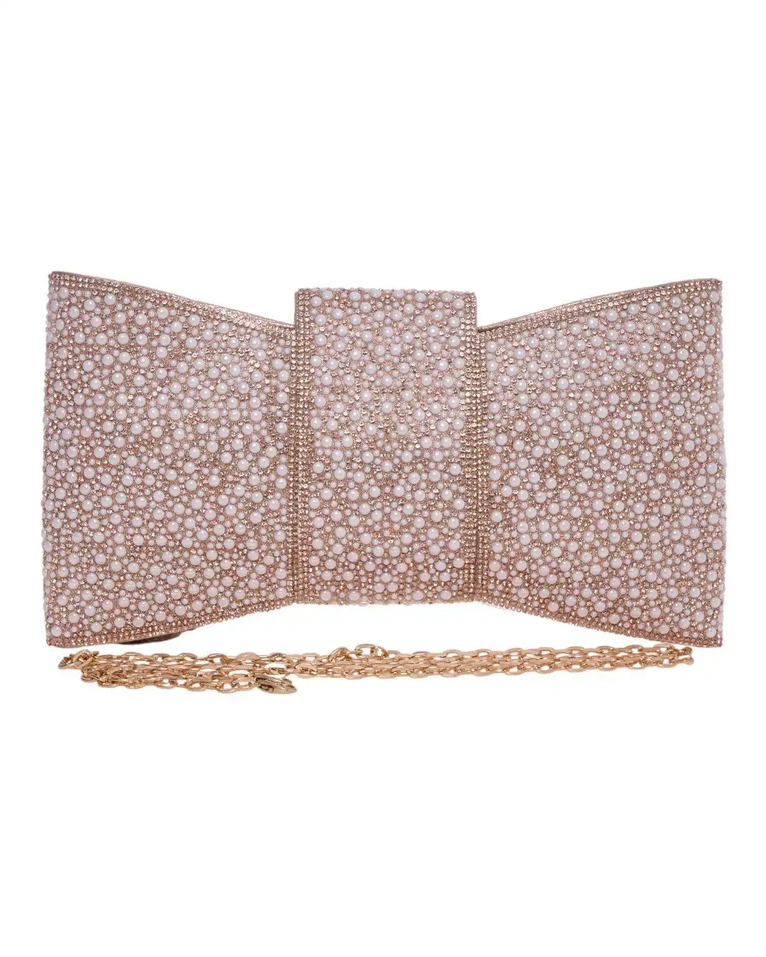 Τσάντα φάκελος clutch CK-6062 - Σαμπανιζέ