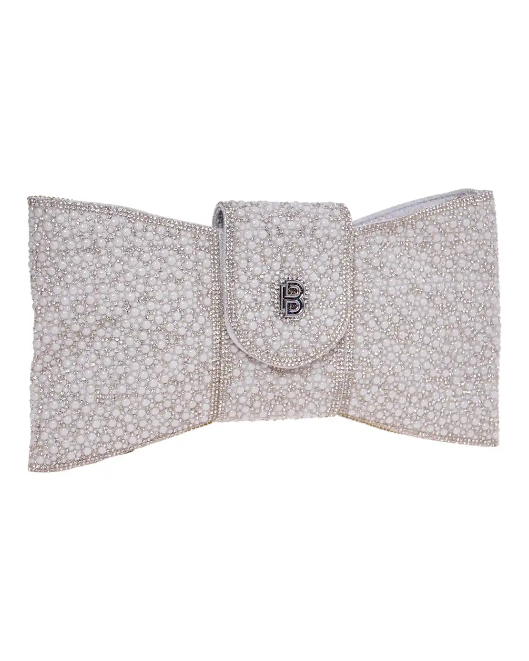 Τσάντα φάκελος clutch CK-6062 - Ασημί