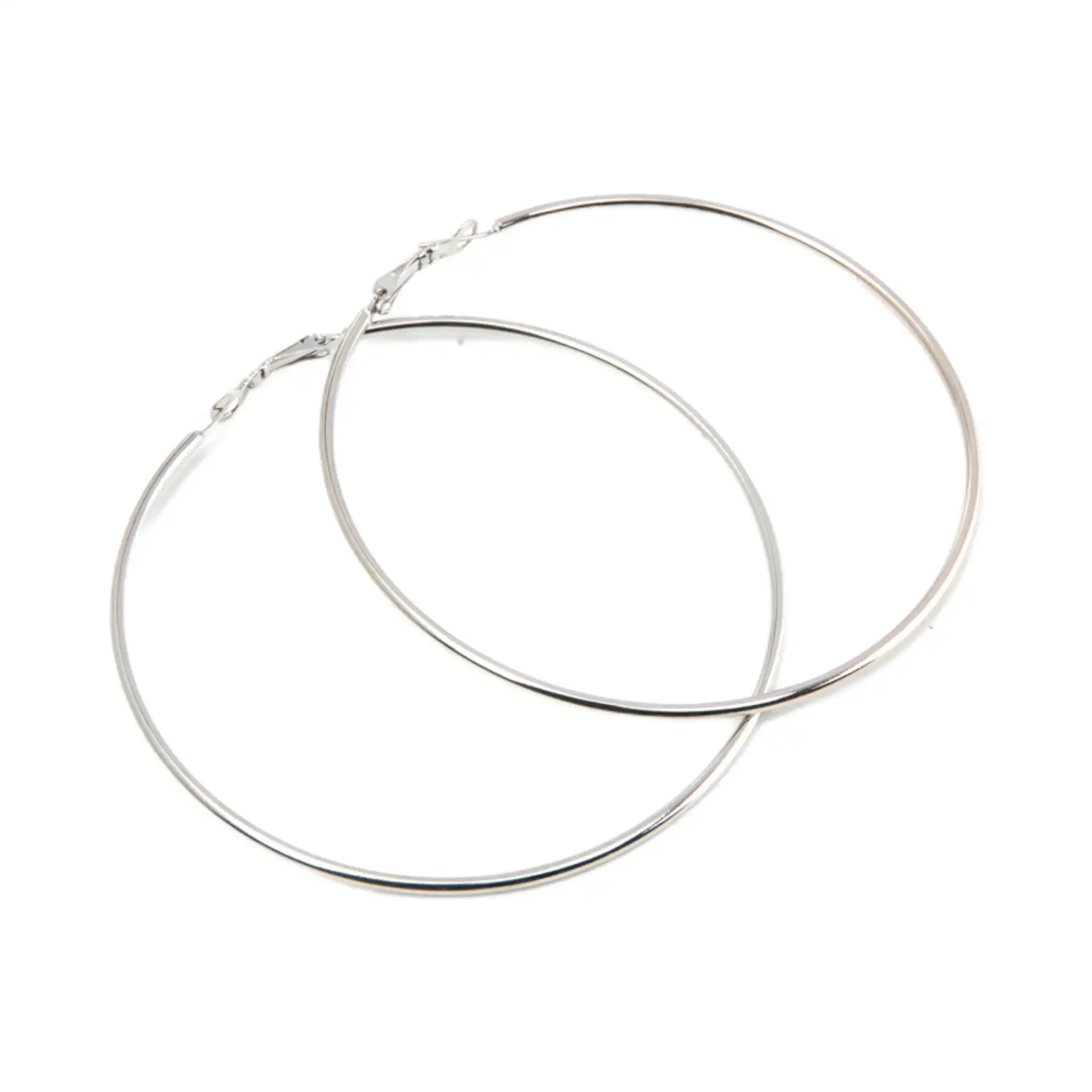 Σκουλαρίκι Κρίκος ασημί 80 mm Σκουλαρίκι Κρίκος ασημί 80 mm