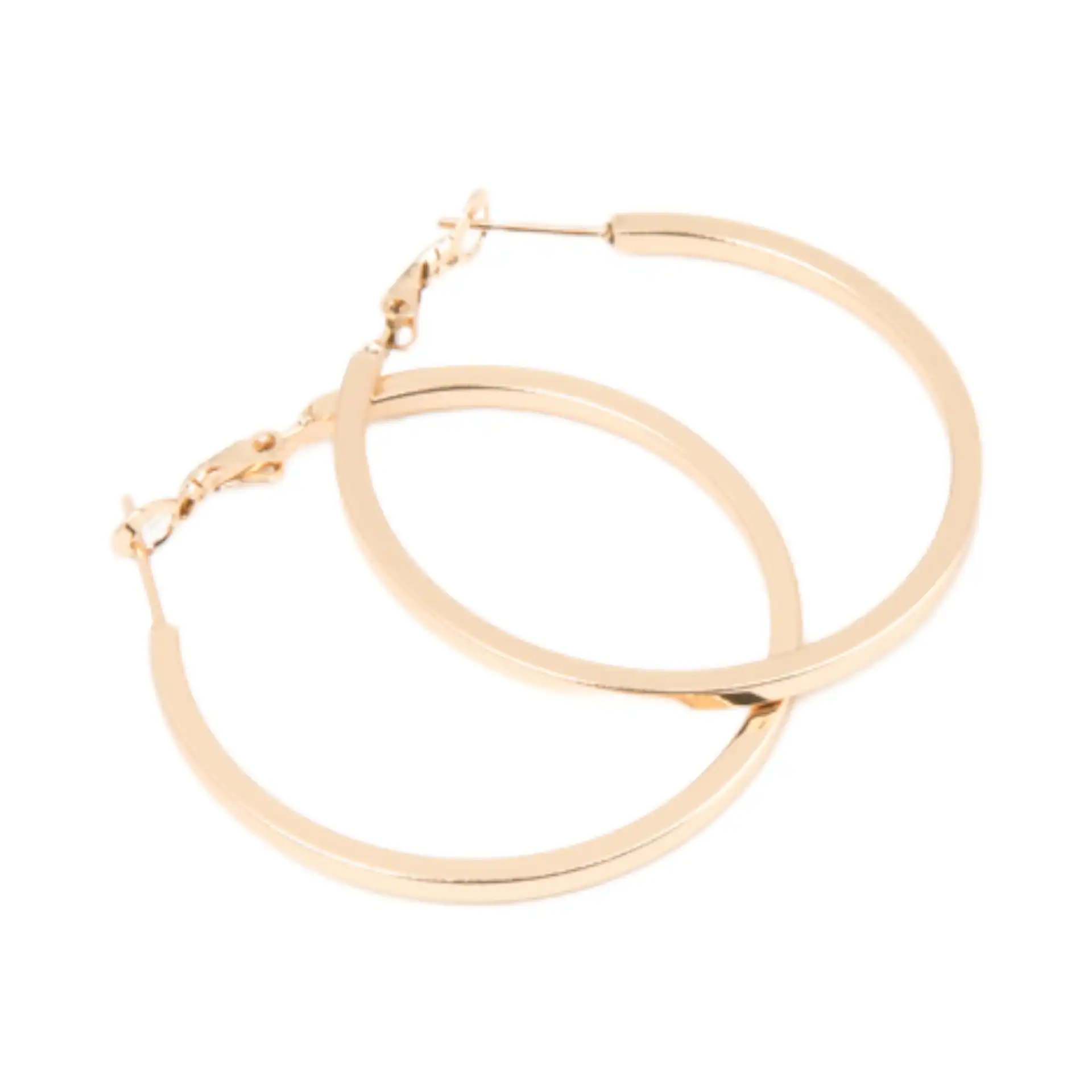 Σκουλαρίκι Κρίκος χρυσός 40 mm Σκουλαρίκι Κρίκος χρυσός 40 mm