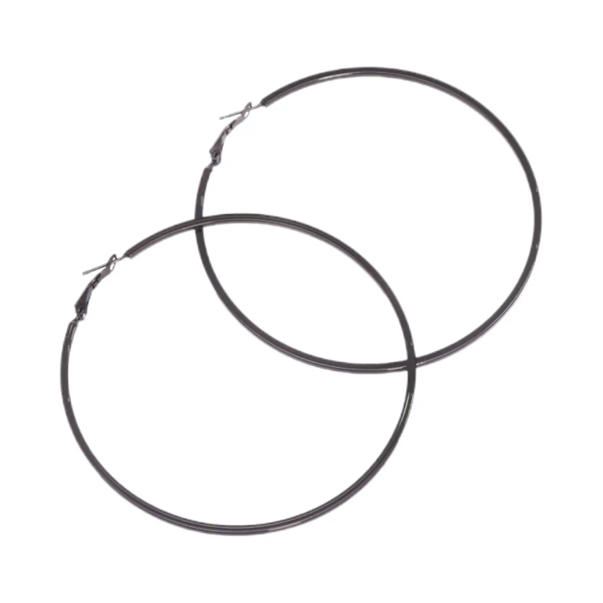 Σκουλαρίκι Κρίκος αιματίτης 80 mm Σκουλαρίκι Κρίκος αιματίτης 80 mm