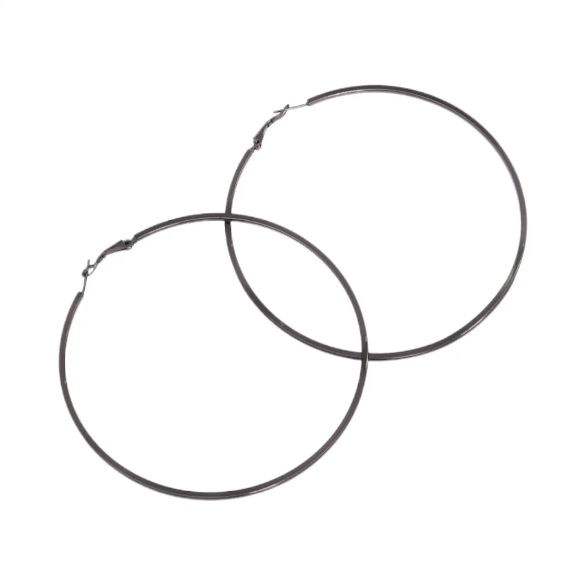 Σκουλαρίκι Κρίκος αιματίτης 90 mm Σκουλαρίκι Κρίκος αιματίτης 90 mm