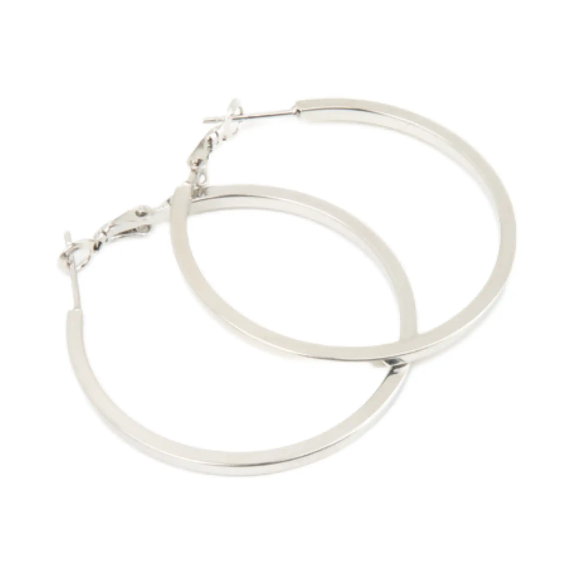 Σκουλαρίκι Κρίκος ασημί 40 mm Σκουλαρίκι Κρίκος ασημί 40 mm