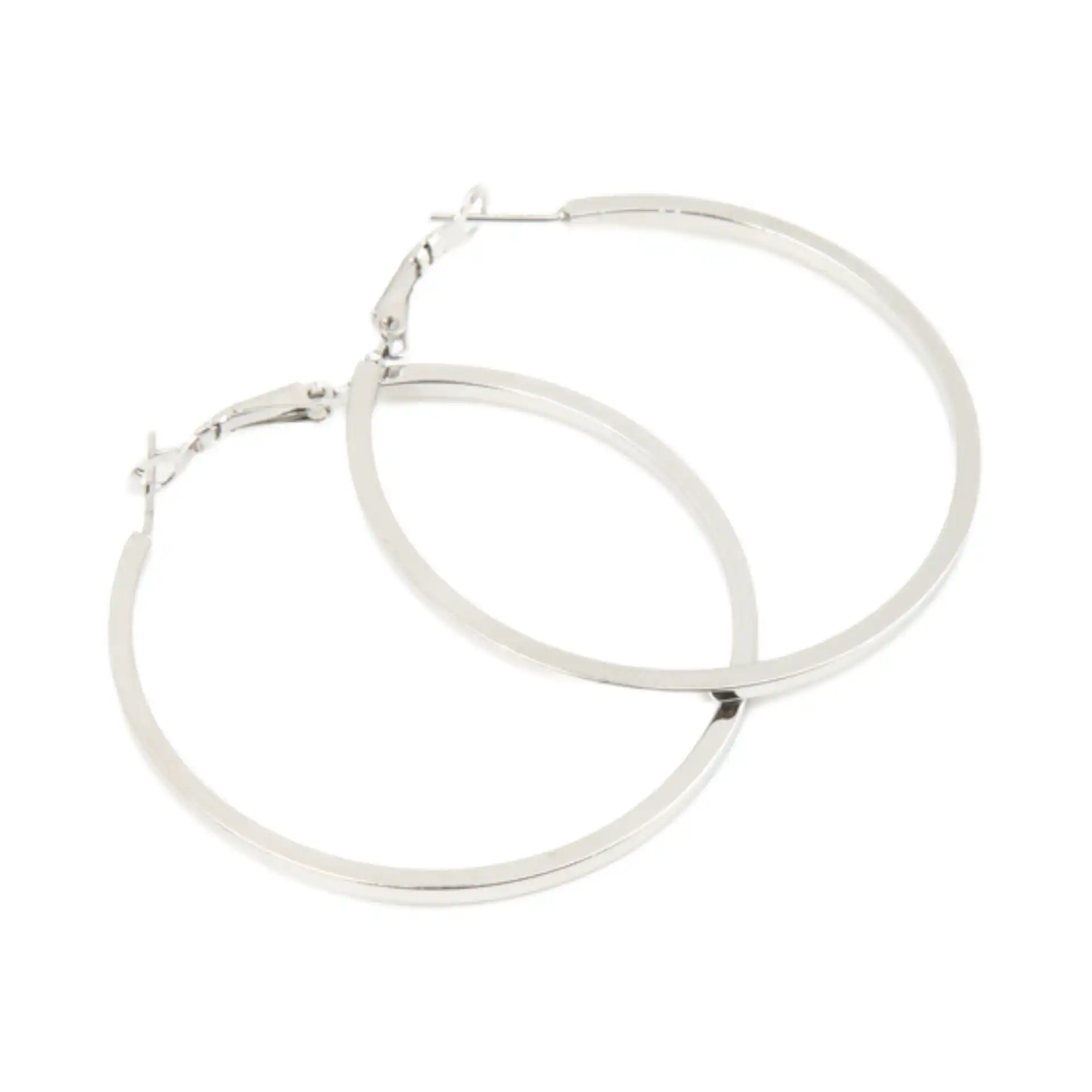 Σκουλαρίκι Κρίκος ασημί 50 mm Σκουλαρίκι Κρίκος ασημί 50 mm