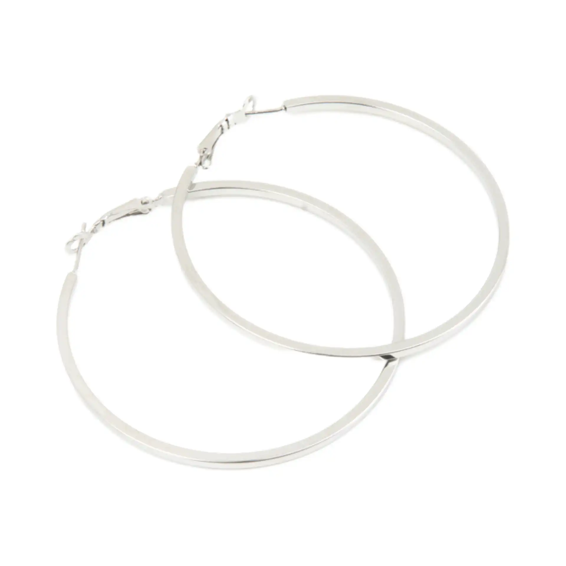 Σκουλαρίκι Κρίκος ασημί 60 mm Σκουλαρίκι Κρίκος ασημί 60 mm