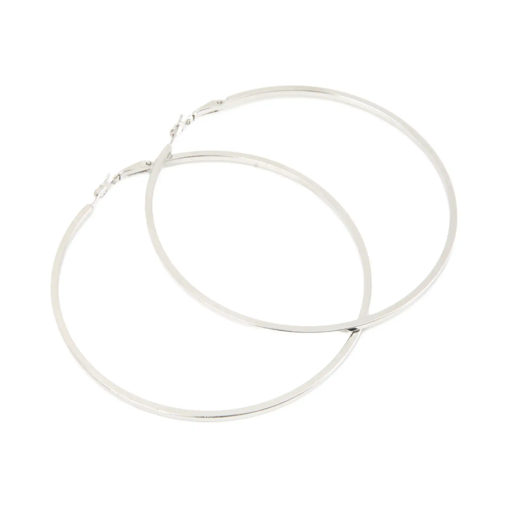 Σκουλαρίκι Κρίκος ασημί 80 mm Σκουλαρίκι Κρίκος ασημί 80 mm