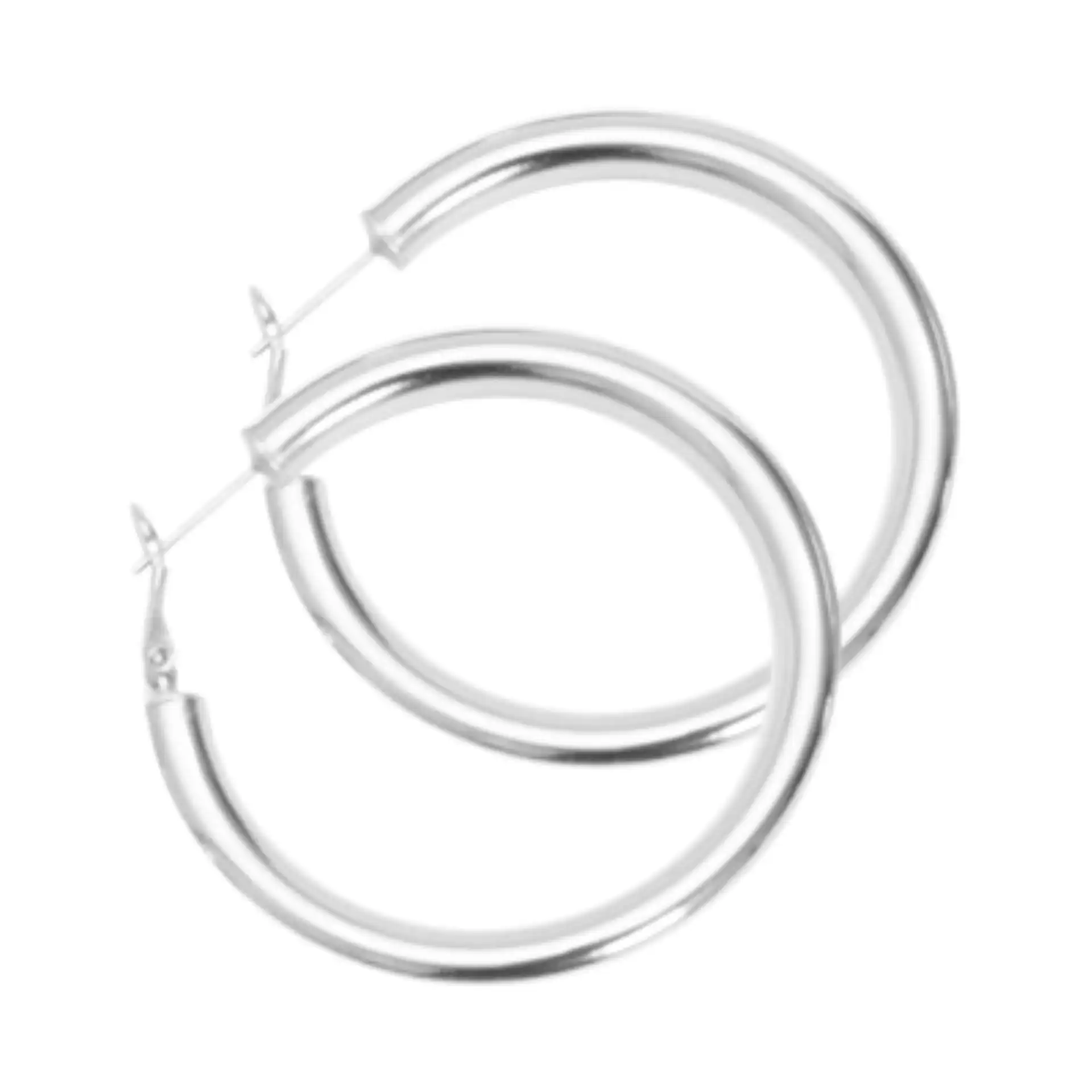 Σκουλαρίκι Κρίκος ασημί 50 mm Σκουλαρίκι Κρίκος ασημί 50 mm