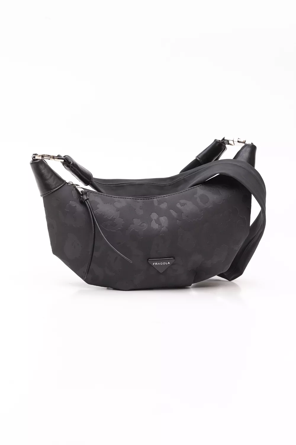 Χιαστί τσάντα croissant με print