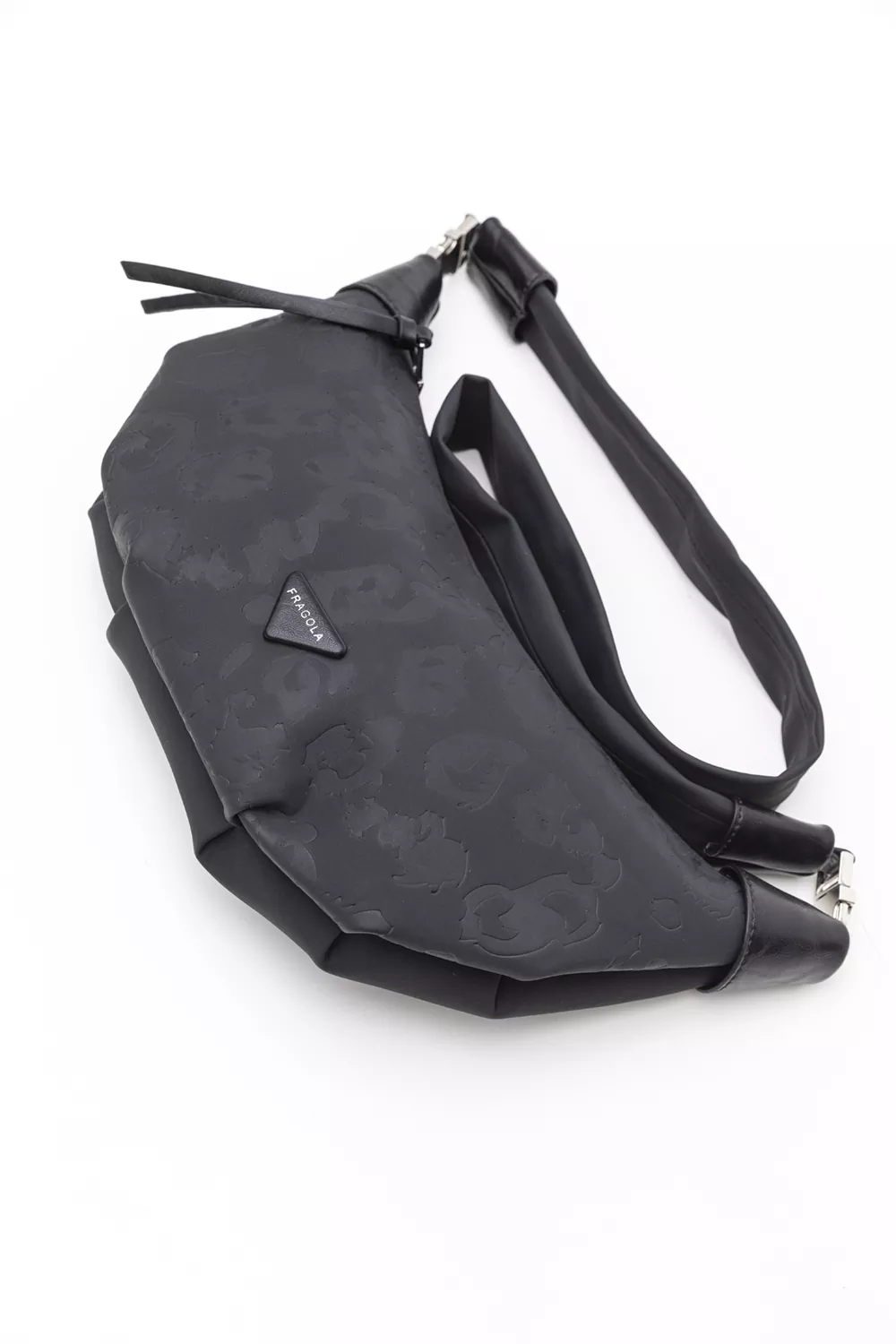 Χιαστί τσάντα croissant με print