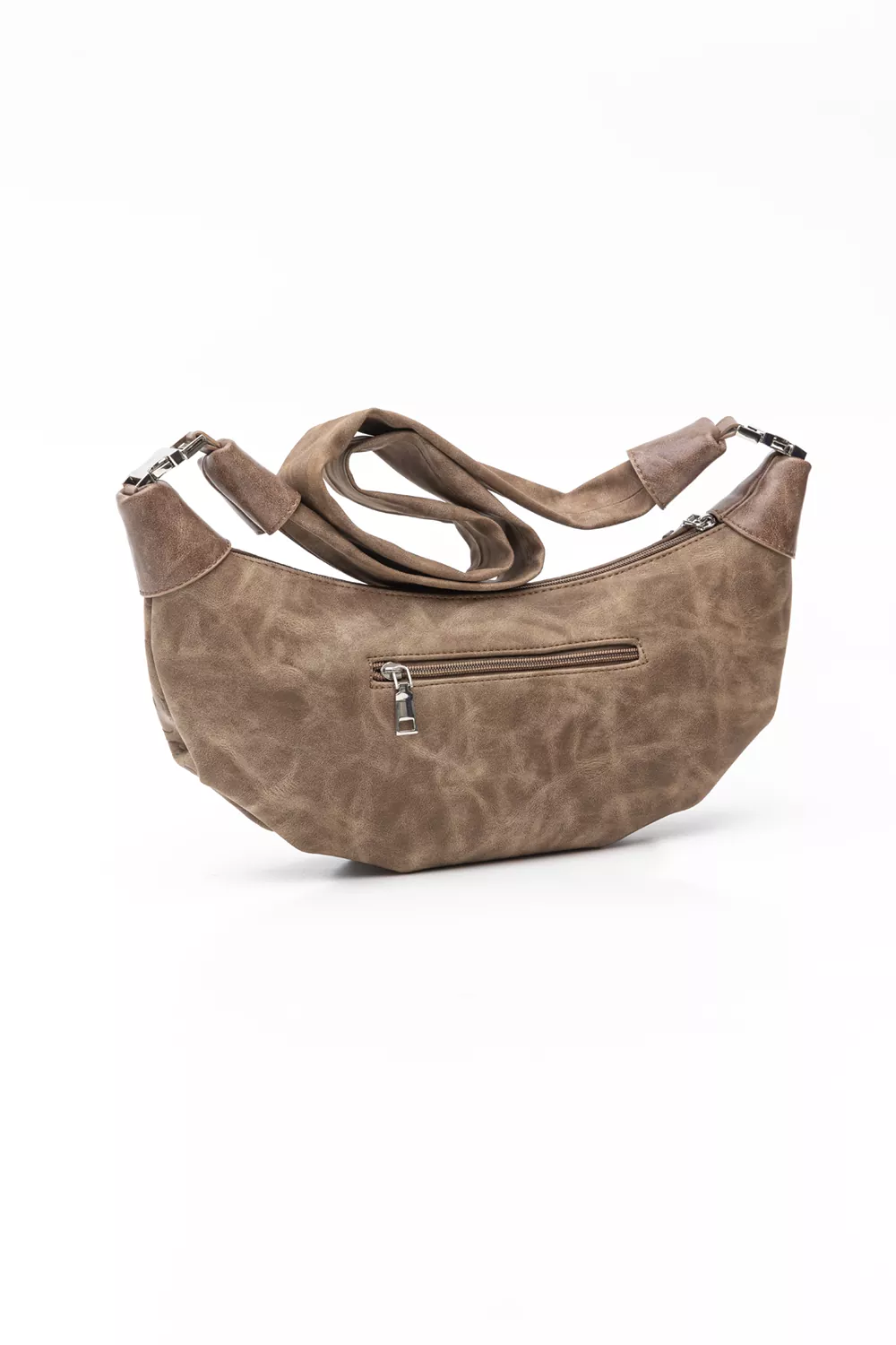 Χιαστί τσάντα croissant με print