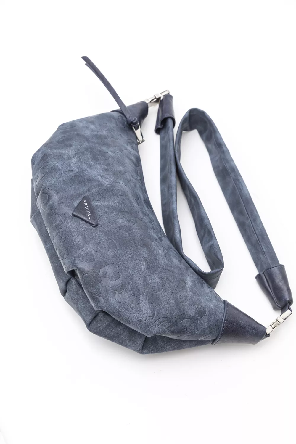 Χιαστί τσάντα croissant με print