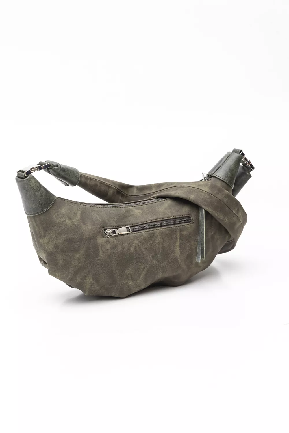 Χιαστί τσάντα croissant με print