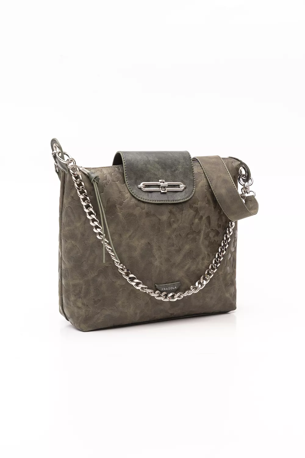 Πολυμορφική τσάντα μεσαίου μεγέθους με print