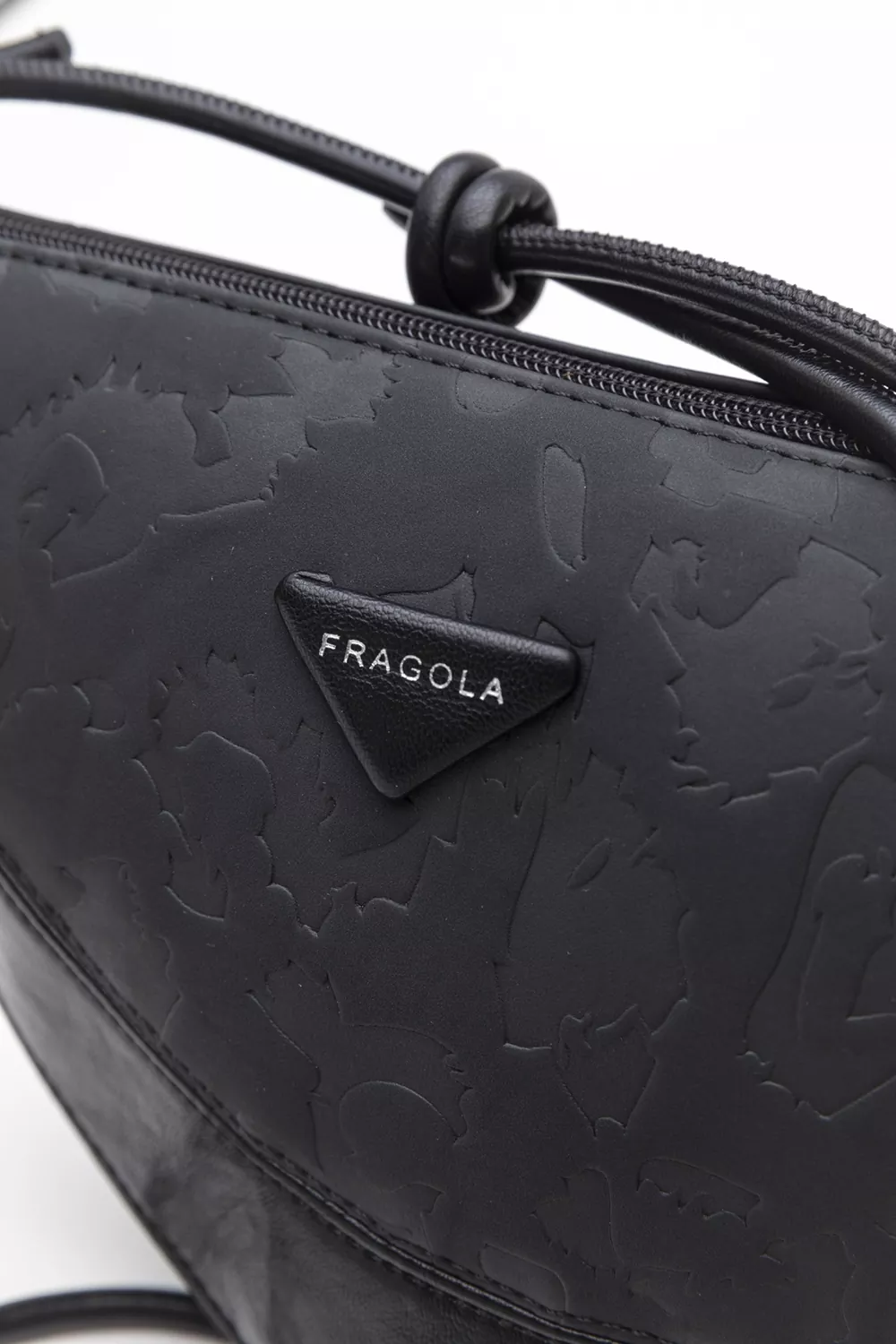 Τσάντα ώμου και χειρός με ιδιαίτερη γραμμή με print