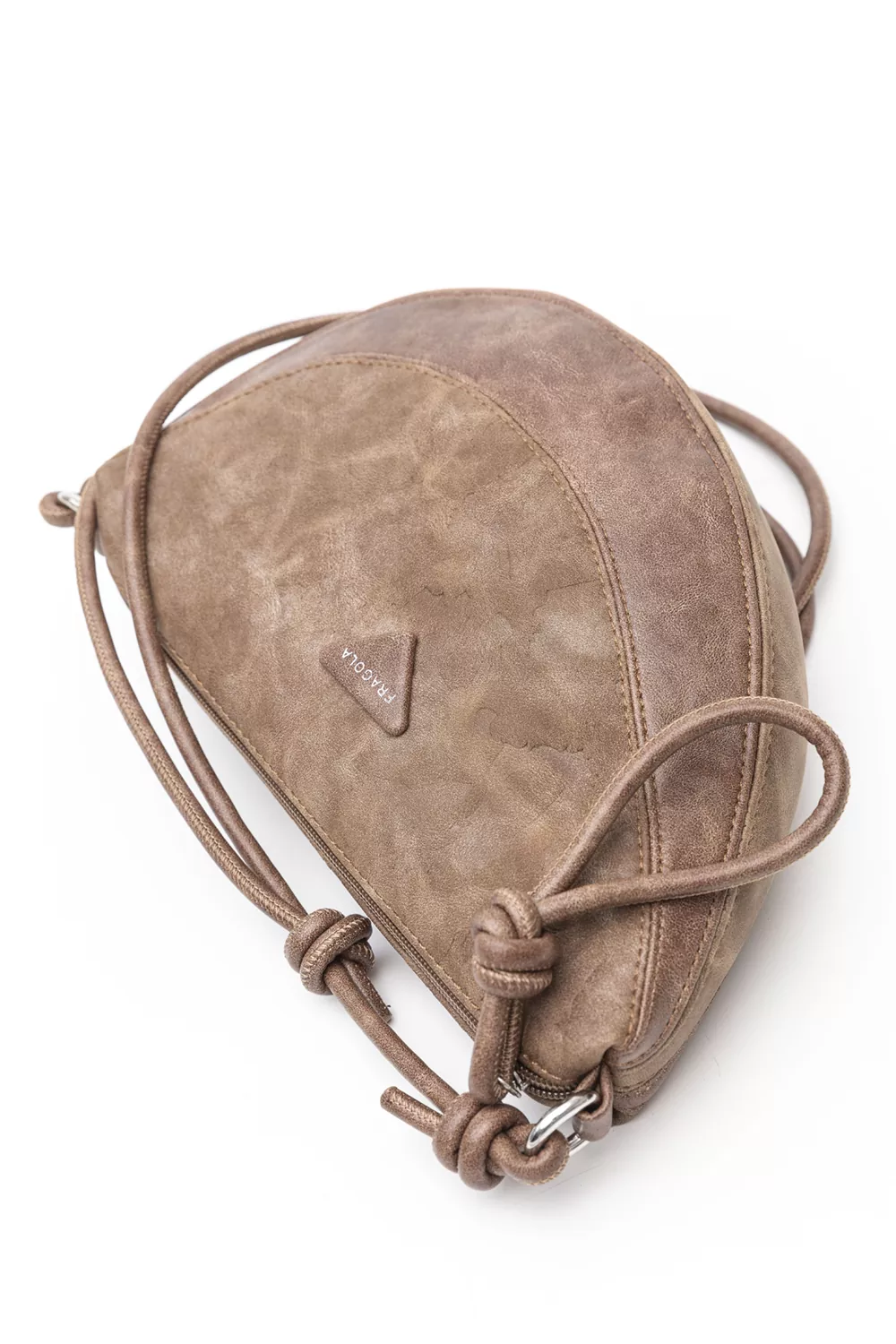 Τσάντα ώμου και χειρός με ιδιαίτερη γραμμή με print