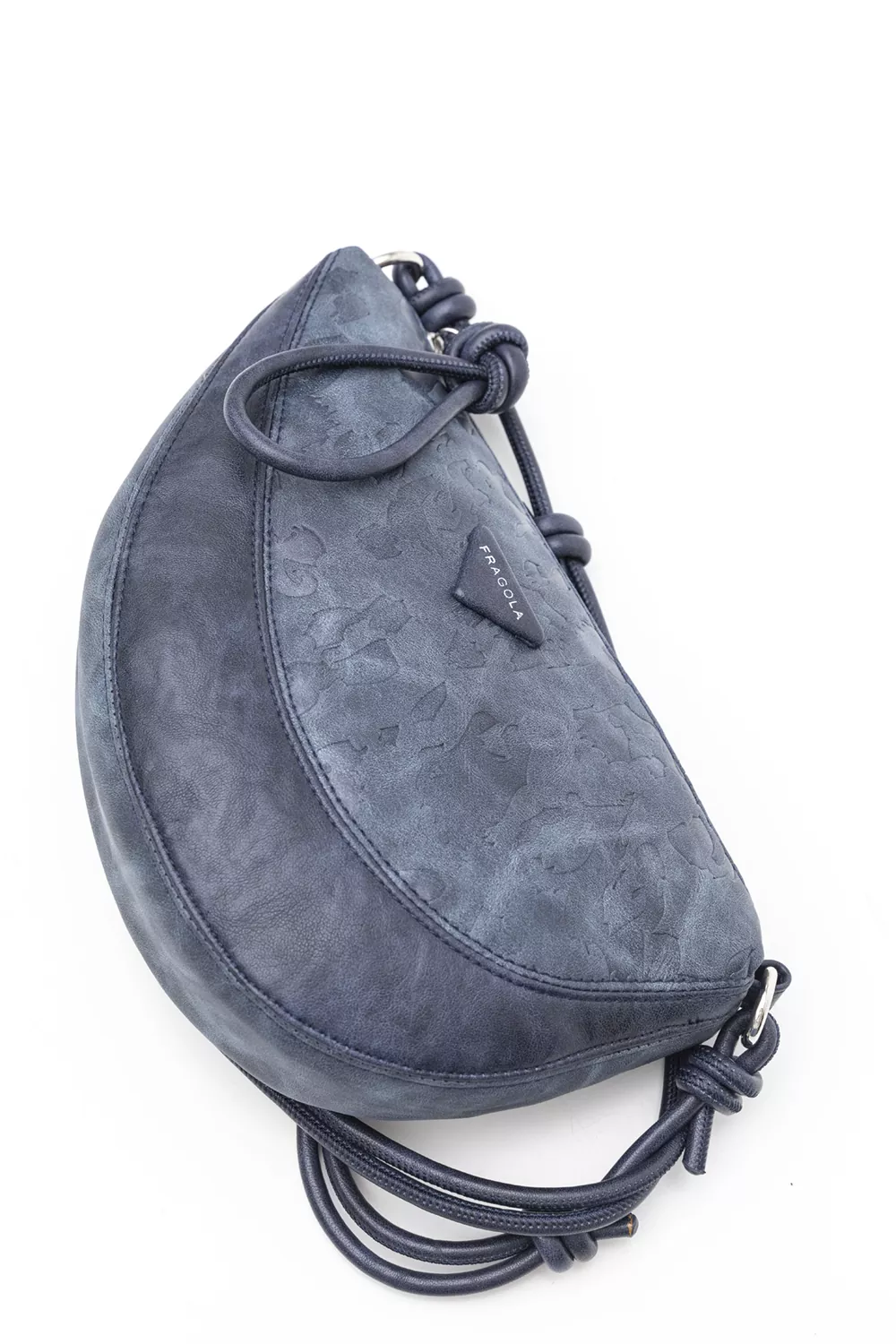 Τσάντα ώμου και χειρός με ιδιαίτερη γραμμή με print